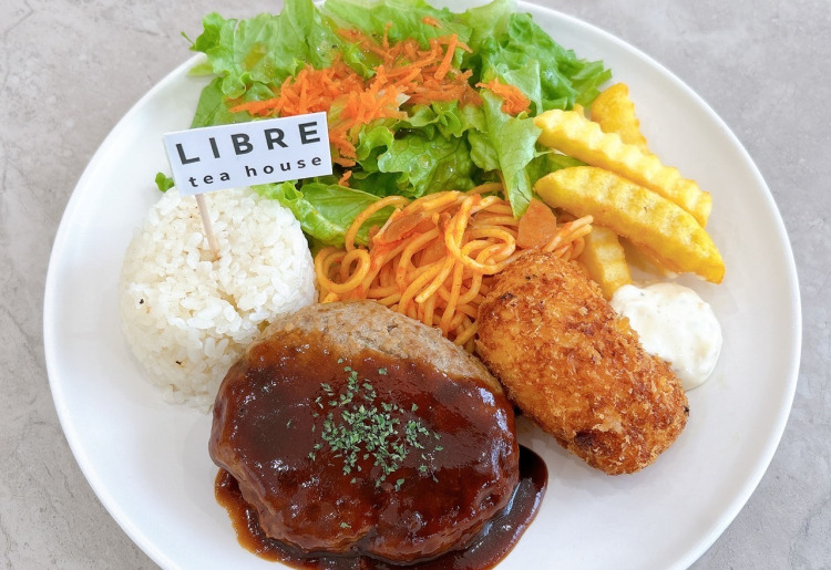 ■Aセット ハンバーグランチ